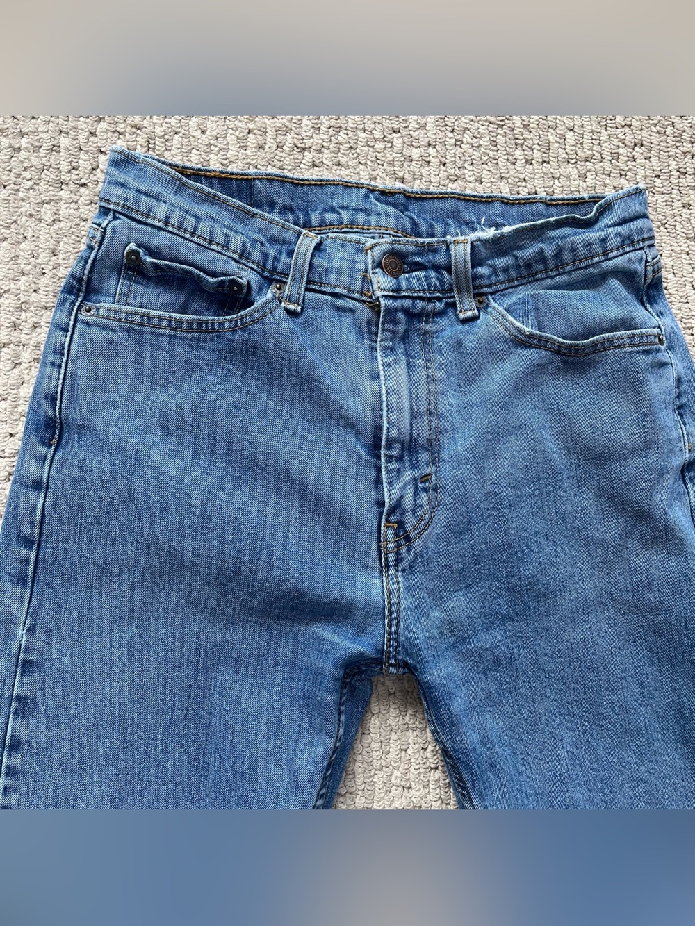 Men’s Levi’s 505 Classic Blue Denim Jeans 32x34